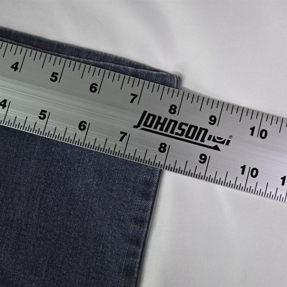 Gloria Vanderbilt 14 Short Amanda Classic Taper Gray Stretch Denim Womens Jeans - Picture 5 of 9